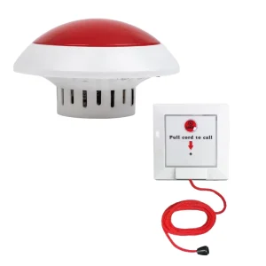 Wireless SOS Panic Button with Emergency Alarm Buzzer for Bathroom Toilet in Nursing Home Clinic