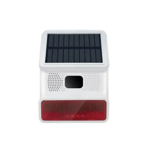 Wireless Siren Home Alarm Outdoor Solar Siren for Anti-theft Security Alarm System with Tuya APP