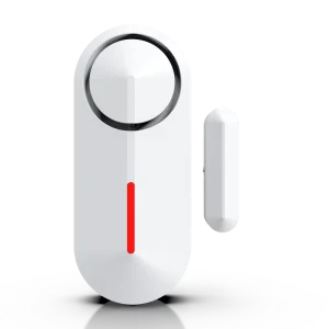 Wireless Smart Home Alarm with Remote-Controlled Door and Window Sensor and Water or Gas Leakage Detection