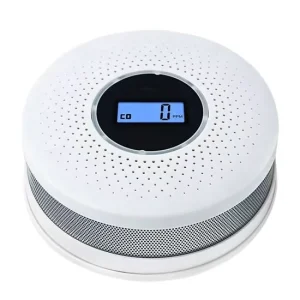 Wireless Smoke and Carbon Monoxide Combo Alarm, 2-in-1, AA Battery Powered