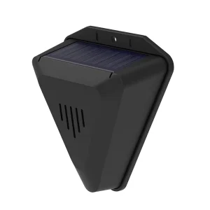 Wireless Solar Alarm Sound Siren Motion Detector Solar Power Outdoor Ip55 Waterproof Rechargeable Battery Trumpet Animal Alarm