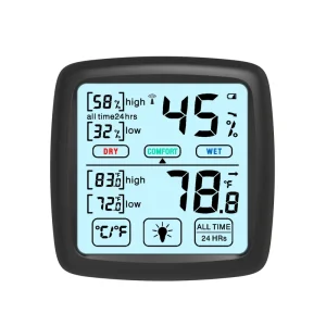 Wireless Temperature Humidity Monitor and Sensor with App Notifications Thermometer