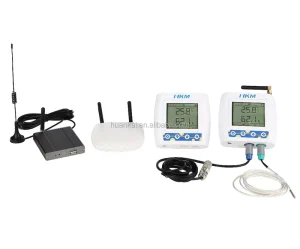 Wireless Temperature and Humidity Monitoring System With Sound and Light Alarm