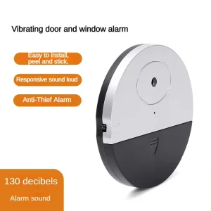 Wireless Vibration Sensor Alarm for Doors Windows and Glass Smart Home Security System