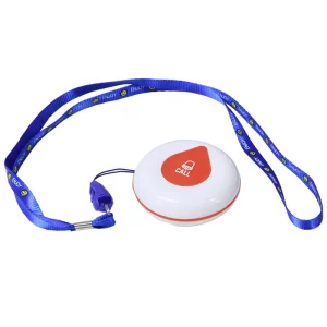 Wireless Waterproof Caregiver Pager System with Personal SOS Emergency Call Buttons for Hospitals and Nursing Homes