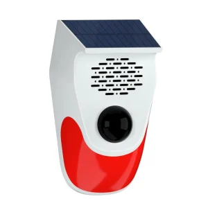 Wireless Waterproof Plastic Outdoor PIR Infrared Motion Detector Voice Announcer Solar Charging Home Security Garage Farm Villa