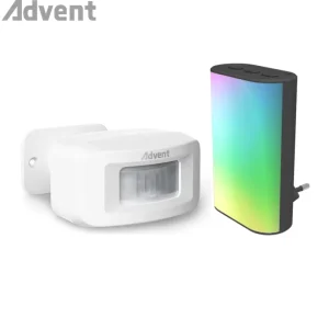 Wireless Weatherproof Driveway Motion Sensor Alarm System with Smart Doorbell