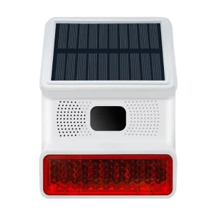 Wireless WiFi GSM Solar Sound and Light Alarm Outdoor Alarm Horn Siren
