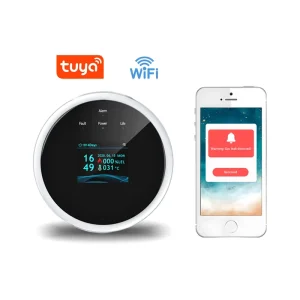 Wireless WiFi Gas Alarm System with App Reminder 433MHz Network for Home and Fire Safety