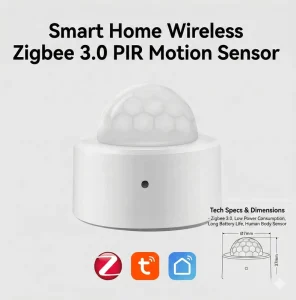 Wireless WiFi PIR Motion Sensor Detector with ABS Housing for Home Security
