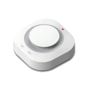 Wireless WiFi Zigebee Photoelectric Smoke Detector with DC 9V Battery, Sound and Flash Alarm