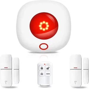 Wireless Window and Door Burglar Security System Panic Siren Alarm System for Home Warehouse Office and Store