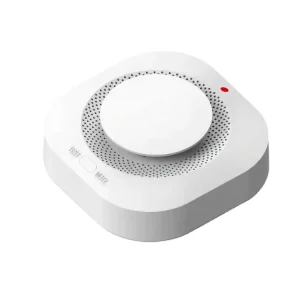 Wireless Zigbee Smoke Detector Sensor with Battery Power