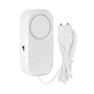 Wofea WT008 Water Leakage Alarm Water Detector 3 Level Volume Adjustable Max 120dB with 1m Detector Cable 3pcs LR44 Battery