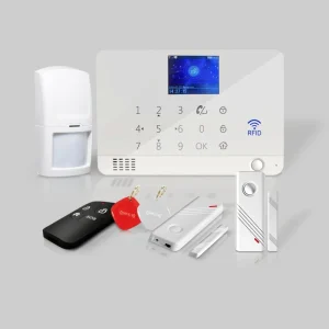 Wolf Guard Wireless Tuya WiFi GSM Smart Burglar Security Alarm Kit