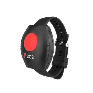 Wrist SOS Emergency Caller Watch Bracelet One Click Remote Help Button for Deaf Disabled Seniors Pregnant Women Emergency Alert