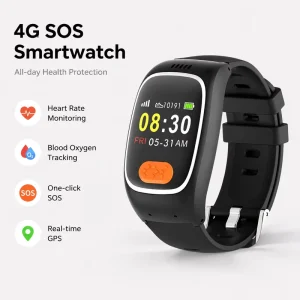 Wristband Alarm Emergency Equipment for Children & Elderly 4G LTE GPS Tracking Fall Alert SOS Smart Watch Montres Intelligentes