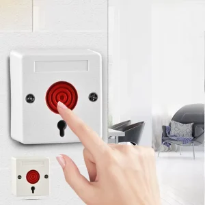 XIMI Factory 12V 24V Emergency Button ABS Plastic Key Reset Wired Emergency Panic Alarm Button for Security System