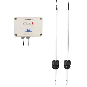ZV DJ2 Dual Level Water Sensor Detector Adjustable Detection Range for Sewage System Tank Sump Pump Liquid Level Alarm