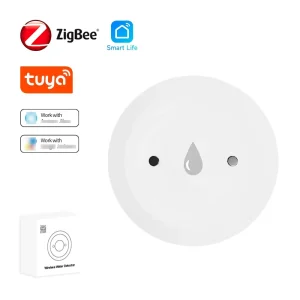 ZigBee Flood Water Leak Sensor Wireless Water Detector Immersing Sensor