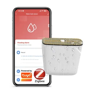 ZigBee Rainwater Leakage Sensor Rain Water Leak Detector Flooding IP67 Outdoor Waterproof App Control Security