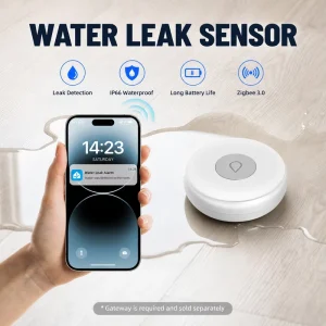 Zigbee 3.0 Water Leak Sensor IP66 Waterproof Wireless Flood Detector Real-Time App Alert Smart Security OEM Supplier