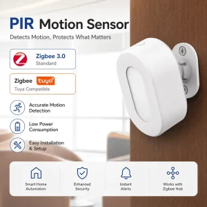 Zigbee 3.0 Wireless Curtain PIR Motion Detector, OEM Manufacturer Supplier