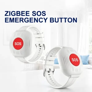 Zigbee Alarm Hand Worn Button Remote Controller SOS Panic Button for Emergency Help Smartlife Tuya App