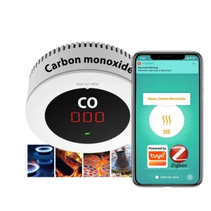 Zigbee CO and Gas Leak Sensor Alarm for Kitchen