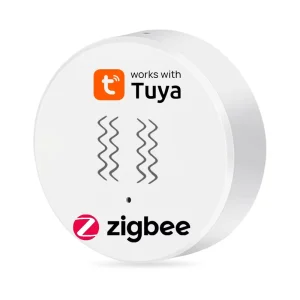 Zigbee Function Detection Motion Shock Alarm Tuya Smart Life Monitoring APP Vibration Sensor With Notification
