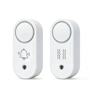 Zigbee Siren Alarm Vibration Sensor 110dB Wireless Security Alarm Battery Operated Home Burglar Alert Support Home Assistant