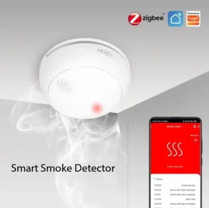 Zigbee Smart Home Smoke Detector and Fire Alarm