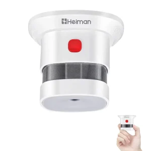 Zigbee Smart Smoke Alarm Detector, Battery Operated, EN 14604 Certified