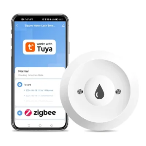 Zigbee WiFi Smart Water Leak Sensor Flood Detector Mini Alarm