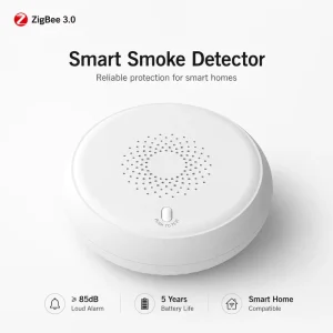 Zigbee Wireless Smart Smoke Detector and Fire Alarm Sensor for Home Security with OEM/ODM Support